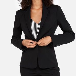 Express blazer suit jacket - black - size 4